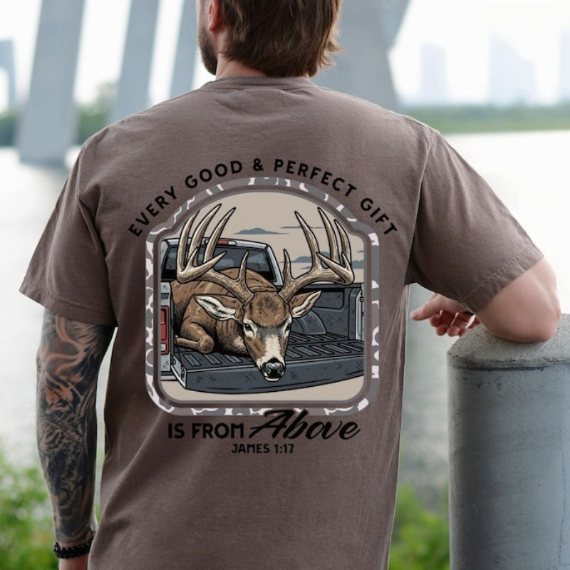 Christian Deer Hunter Bible Verse Unisex T-Shirt
