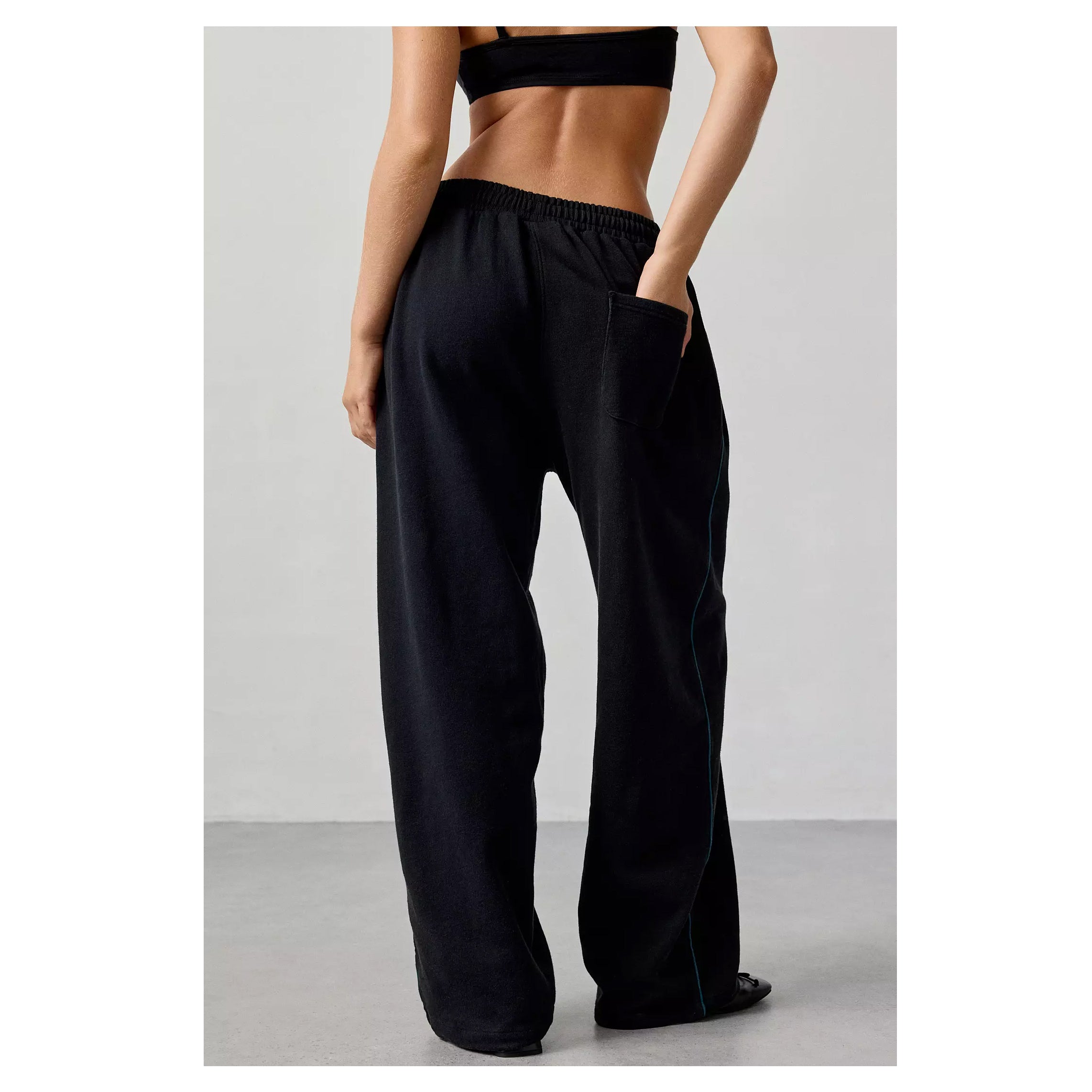 U-Harri Wide Leg Jogger Pants – Baggy Cotton Wide-Leg Sweatpants