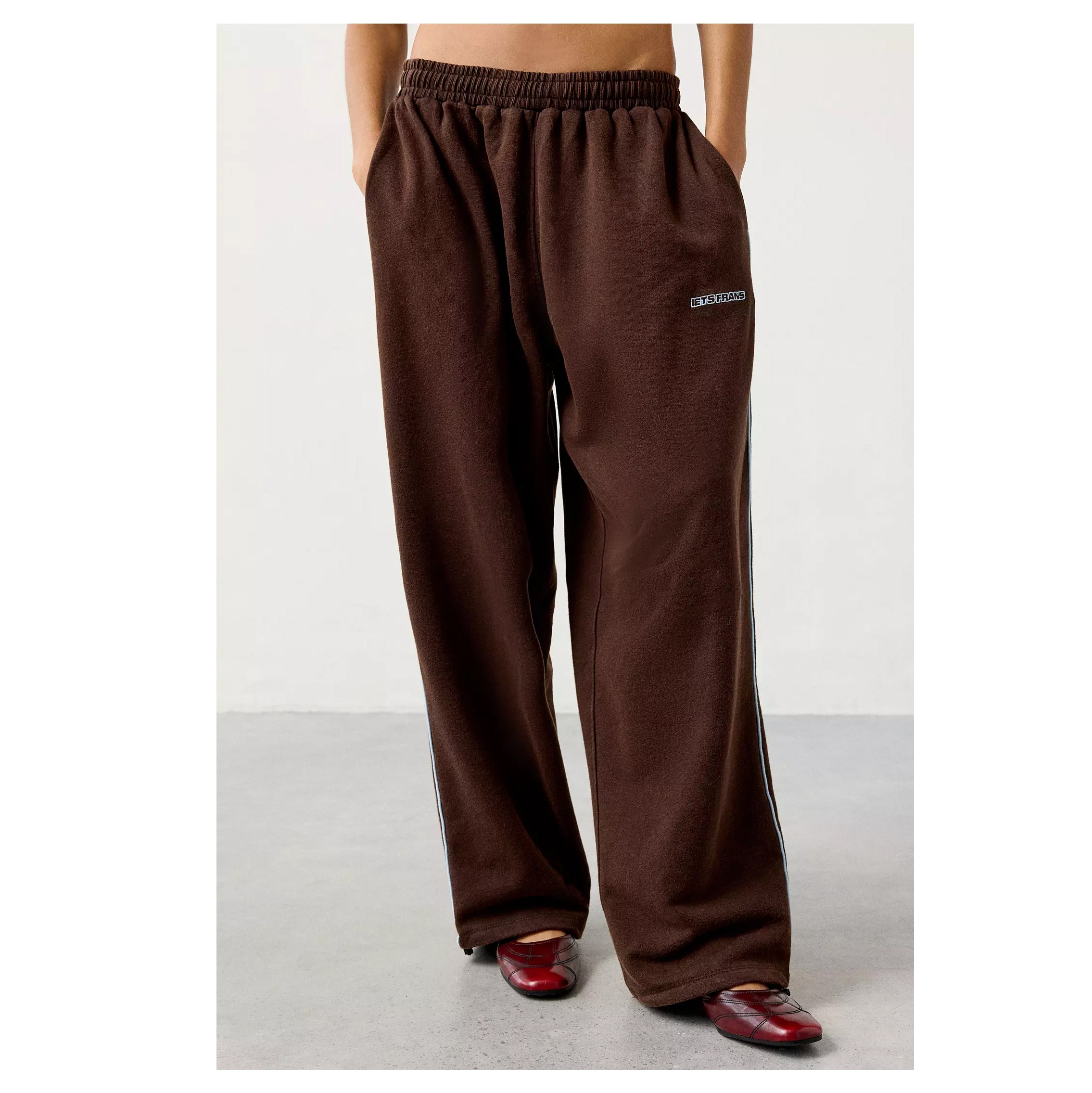 U-Harri Wide Leg Jogger Pants – Baggy Cotton Wide-Leg Sweatpants