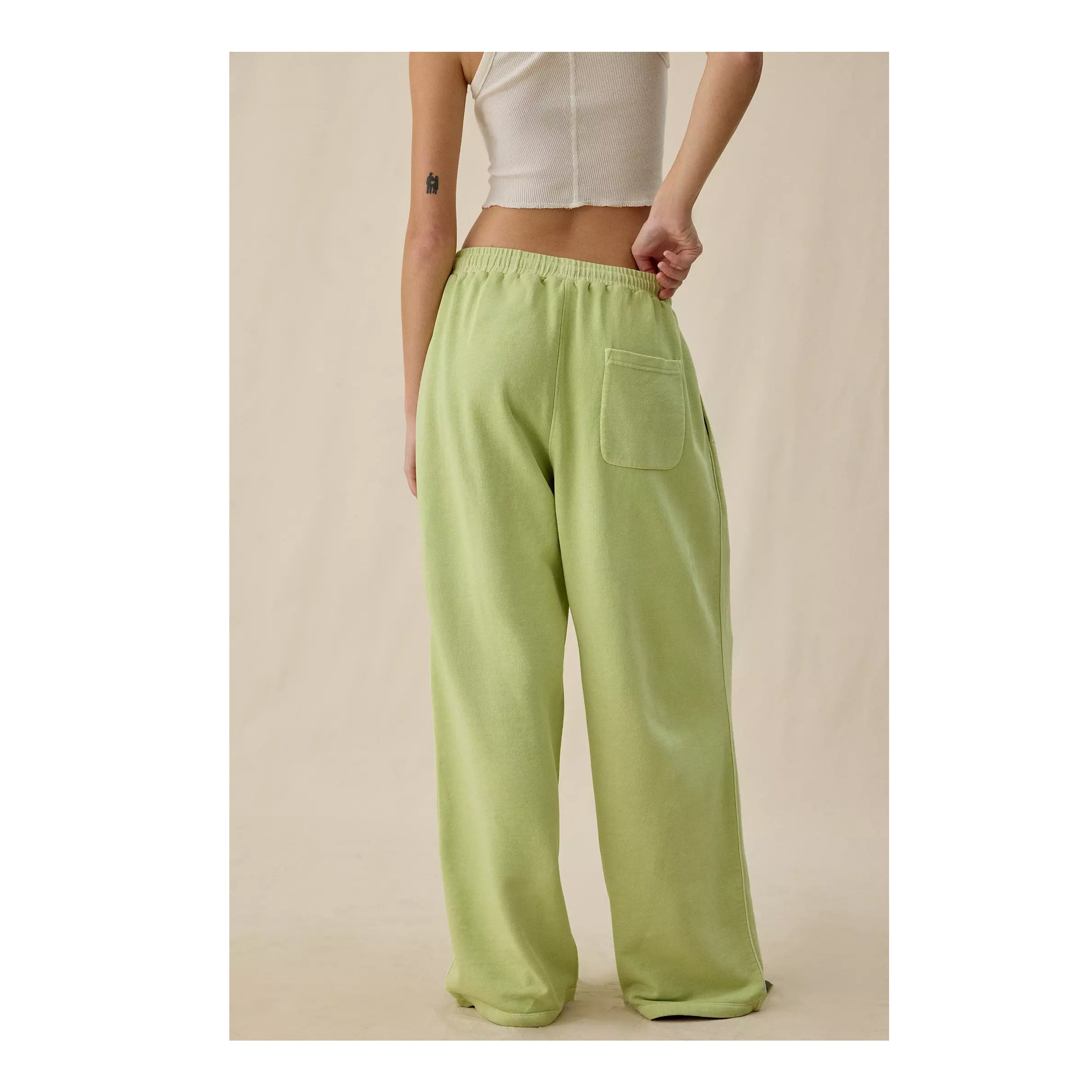 U-Harri Wide Leg Jogger Pants – Baggy Cotton Wide-Leg Sweatpants