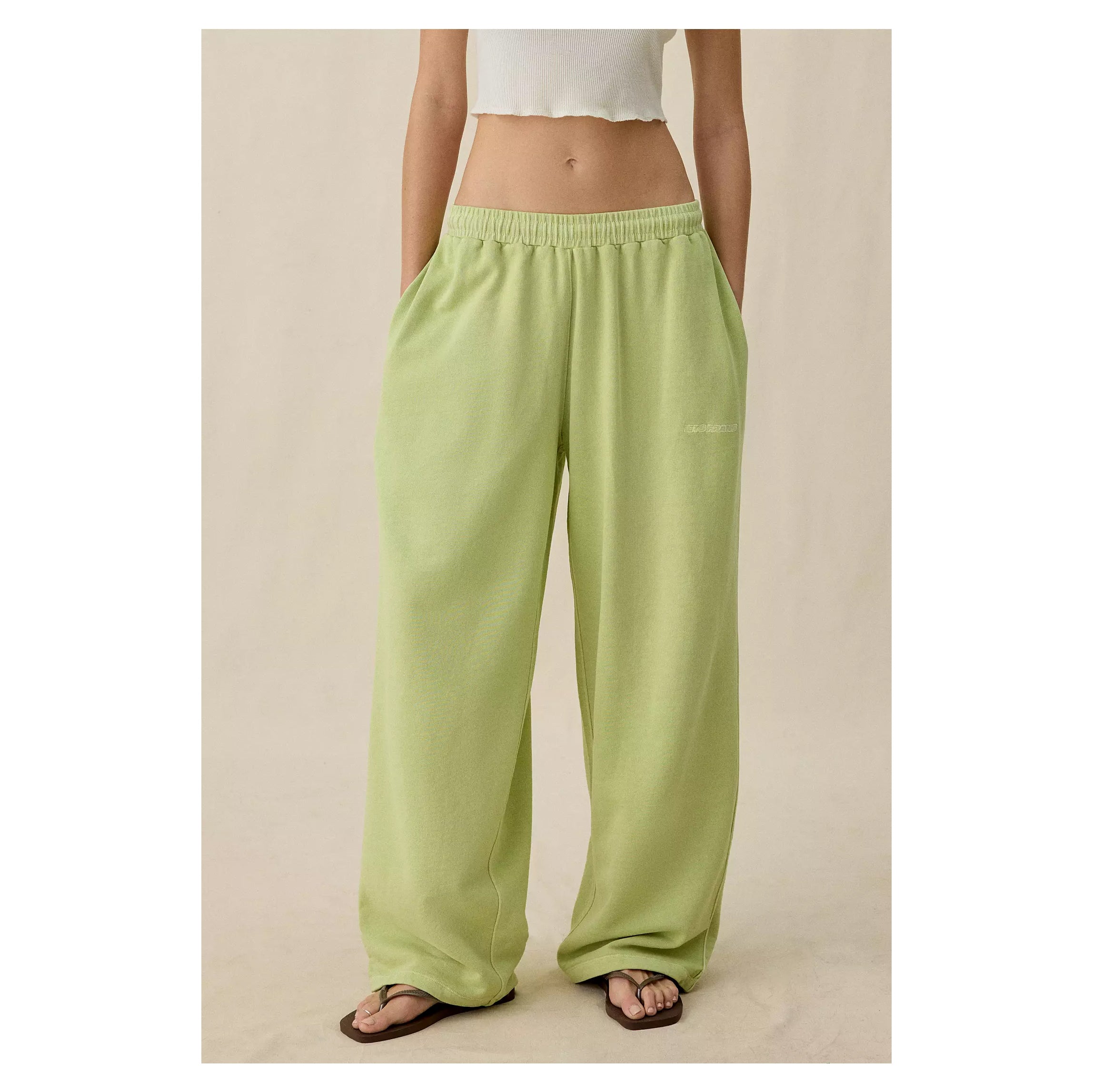 U-Harri Wide Leg Jogger Pants – Baggy Cotton Wide-Leg Sweatpants
