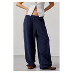 U-Harri Wide Leg Jogger Pants – Baggy Cotton Wide-Leg Sweatpants