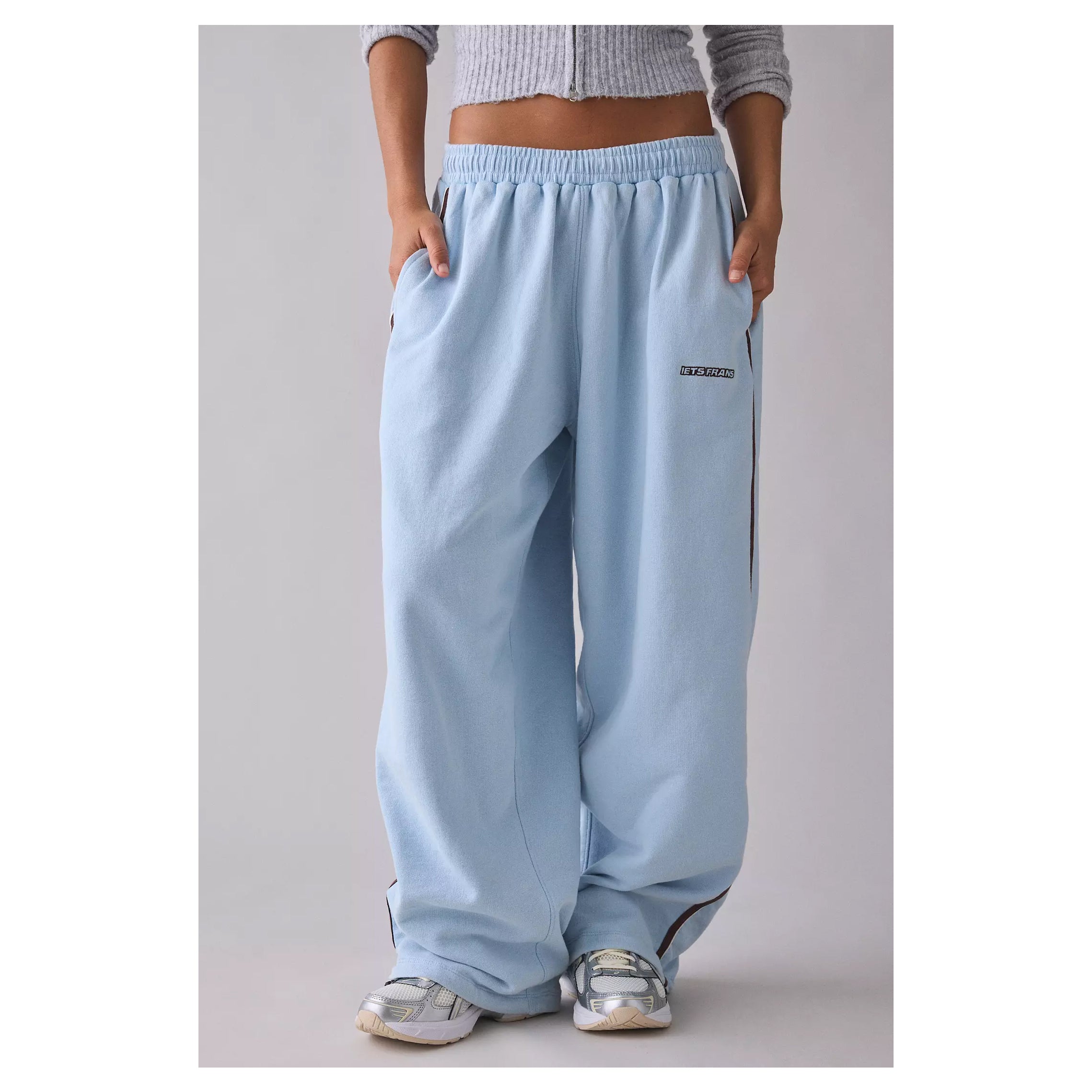 U-Harri Wide Leg Jogger Pants – Baggy Cotton Wide-Leg Sweatpants