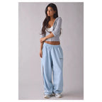 U-Harri Wide Leg Jogger Pants – Baggy Cotton Wide-Leg Sweatpants