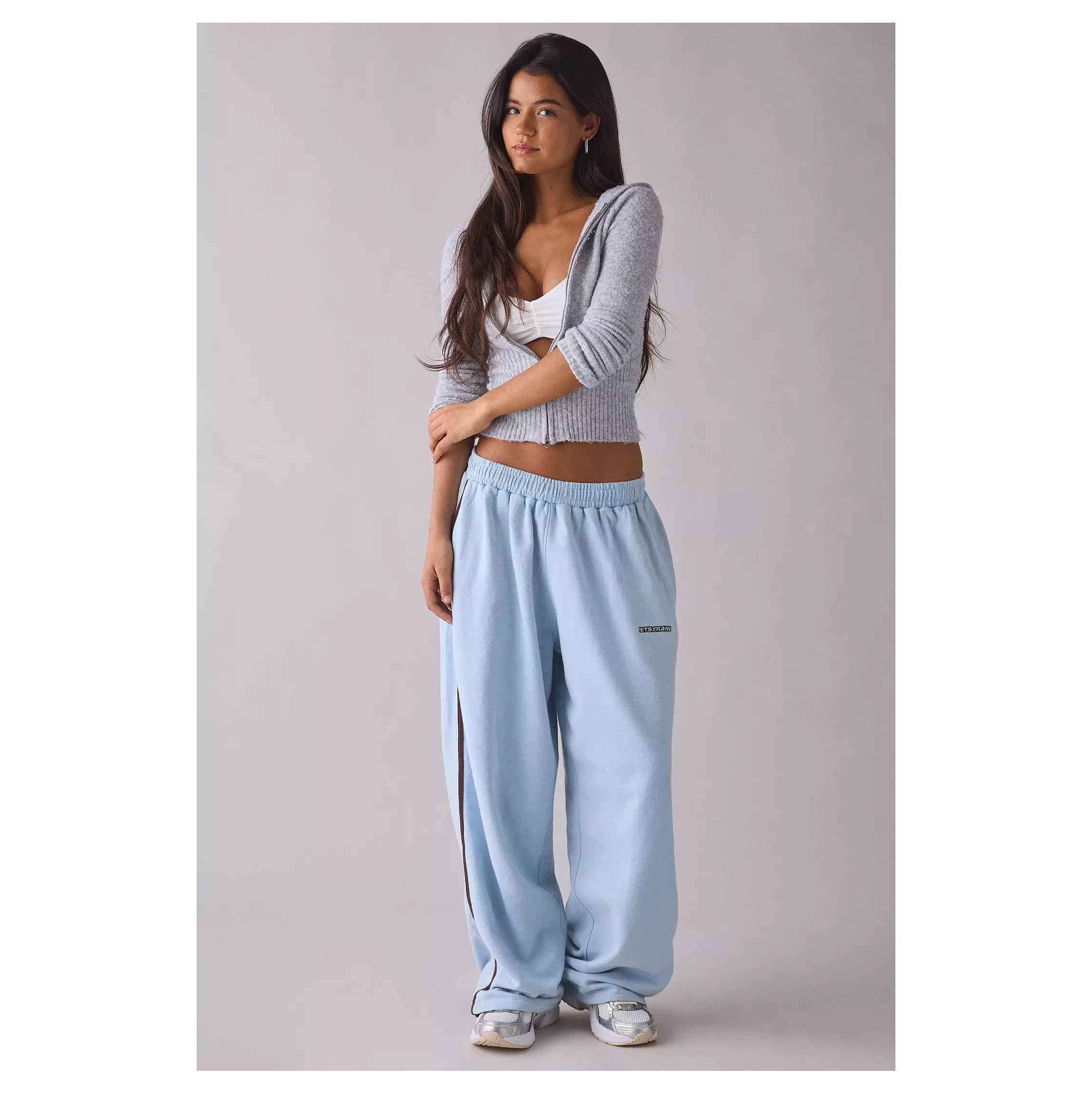 U-Harri Wide Leg Jogger Pants – Baggy Cotton Wide-Leg Sweatpants