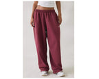 U-Harri Wide Leg Jogger Pants – Baggy Cotton Wide-Leg Sweatpants
