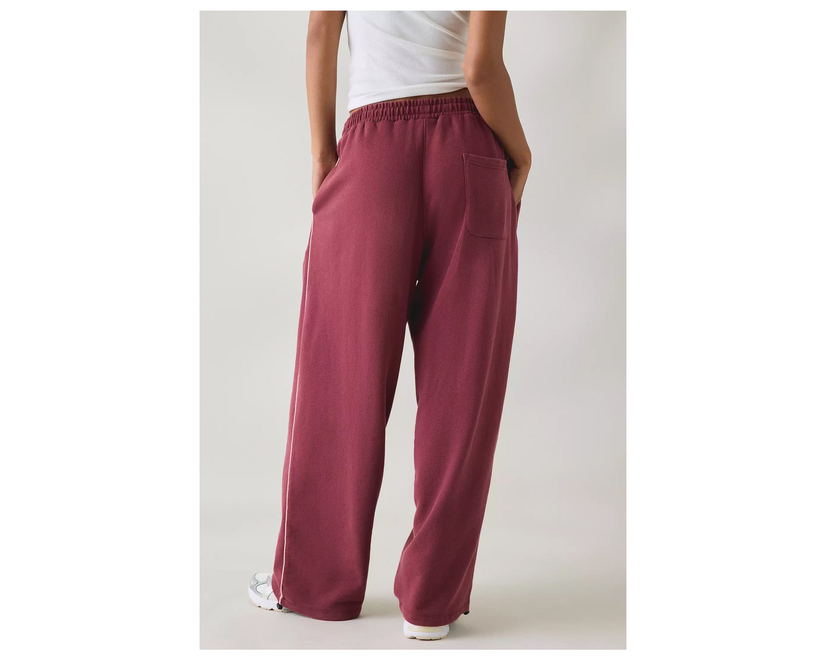 U-Harri Wide Leg Jogger Pants – Baggy Cotton Wide-Leg Sweatpants