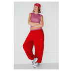 U-Harri Wide Leg Jogger Pants – Baggy Cotton Wide-Leg Sweatpants