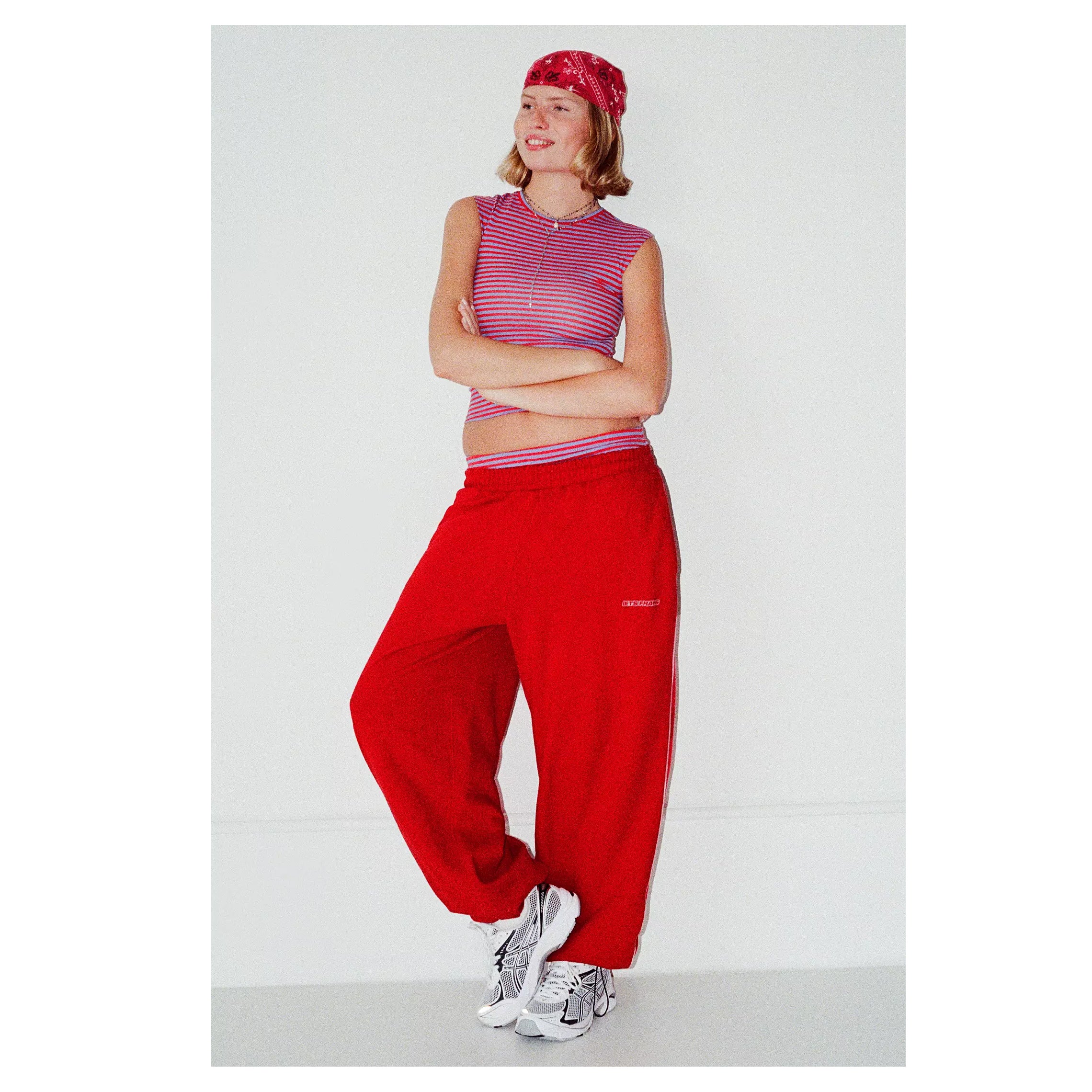 U-Harri Wide Leg Jogger Pants – Baggy Cotton Wide-Leg Sweatpants