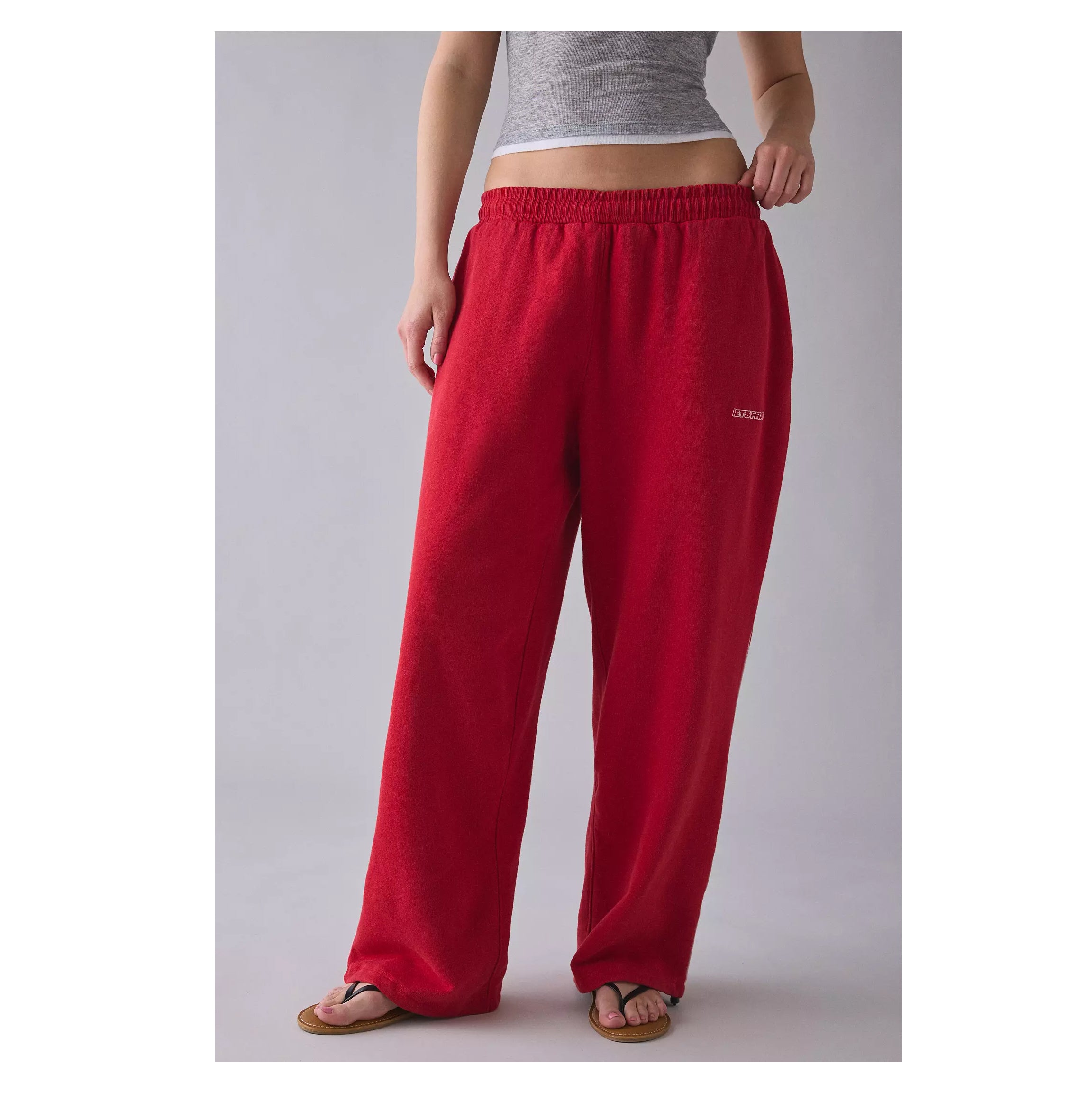 U-Harri Wide Leg Jogger Pants – Baggy Cotton Wide-Leg Sweatpants