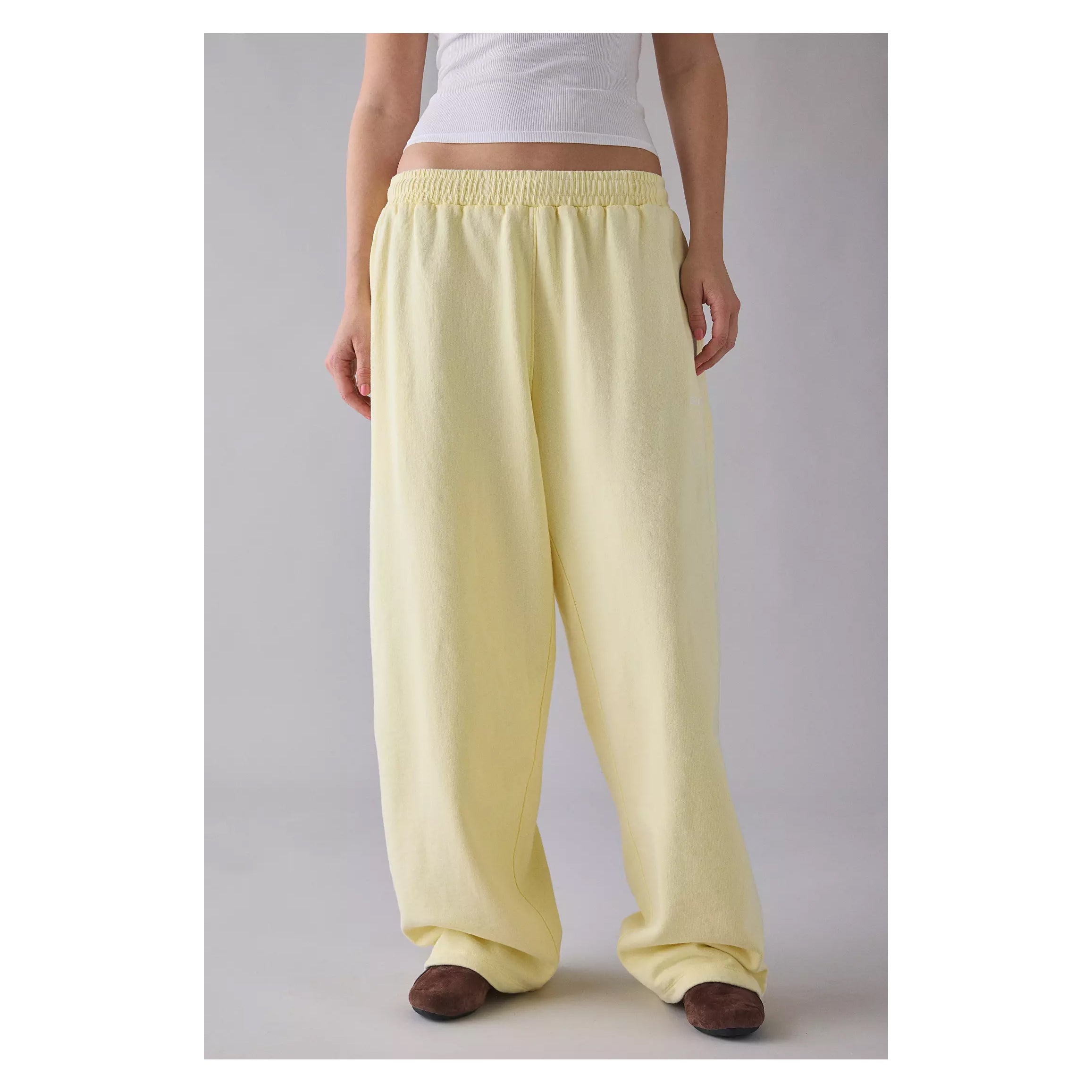 U-Harri Wide Leg Jogger Pants – Baggy Cotton Wide-Leg Sweatpants