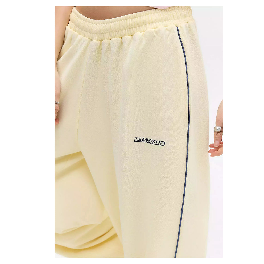 U-Harri Wide Leg Jogger Pants – Baggy Cotton Wide-Leg Sweatpants