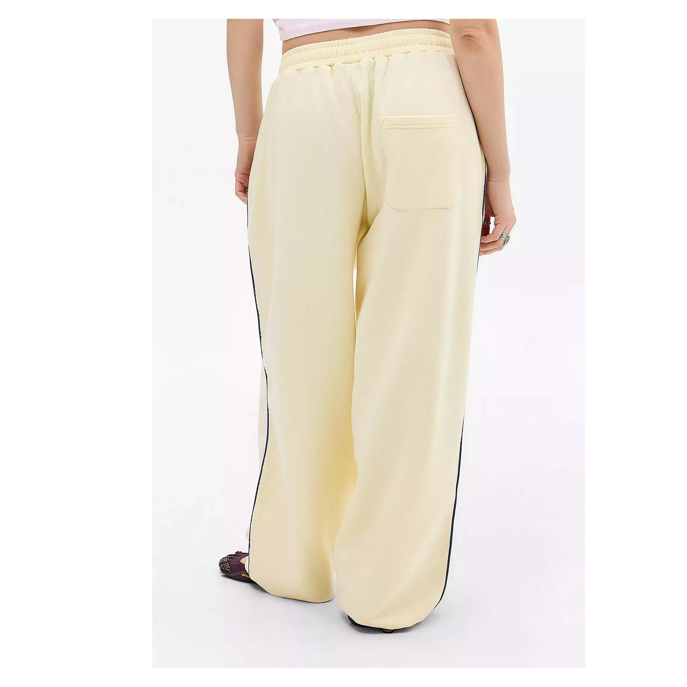 U-Harri Wide Leg Jogger Pants – Baggy Cotton Wide-Leg Sweatpants