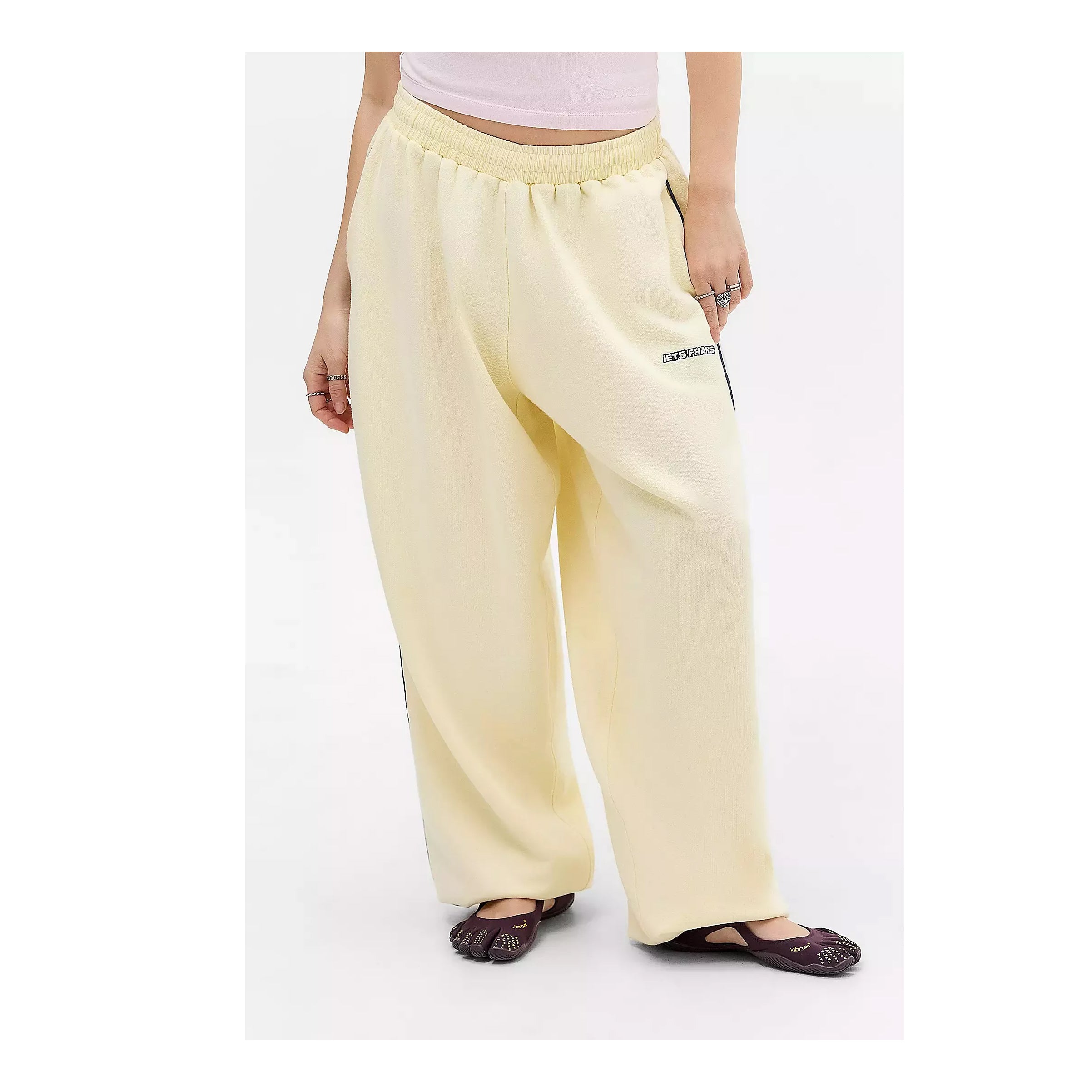 U-Harri Wide Leg Jogger Pants – Baggy Cotton Wide-Leg Sweatpants