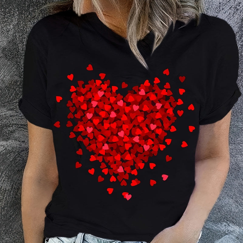 Heart Cluster Valentine's Day Tee