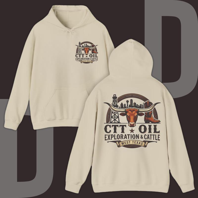 CTT Oil Exploration & Cattle Hoodie
