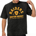 Viral Boston Raiders Hockey Unisex Tee | Rozanov 81 Vintage Washed Shirt | Retro Sports Streetwear