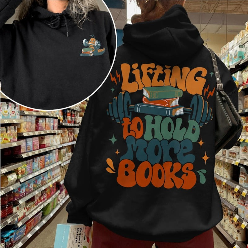 Bookish Pump Cover Motivational Gym Unisex Hoodie