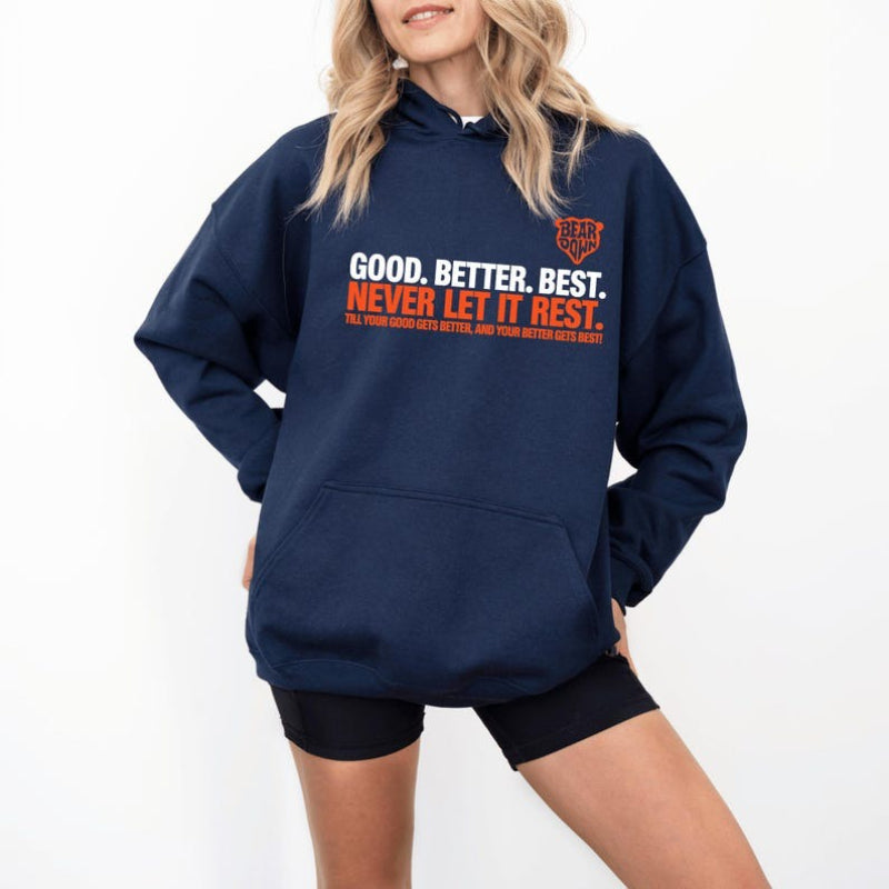 Chicago Football Good Better Best Unisex Sweatshirt