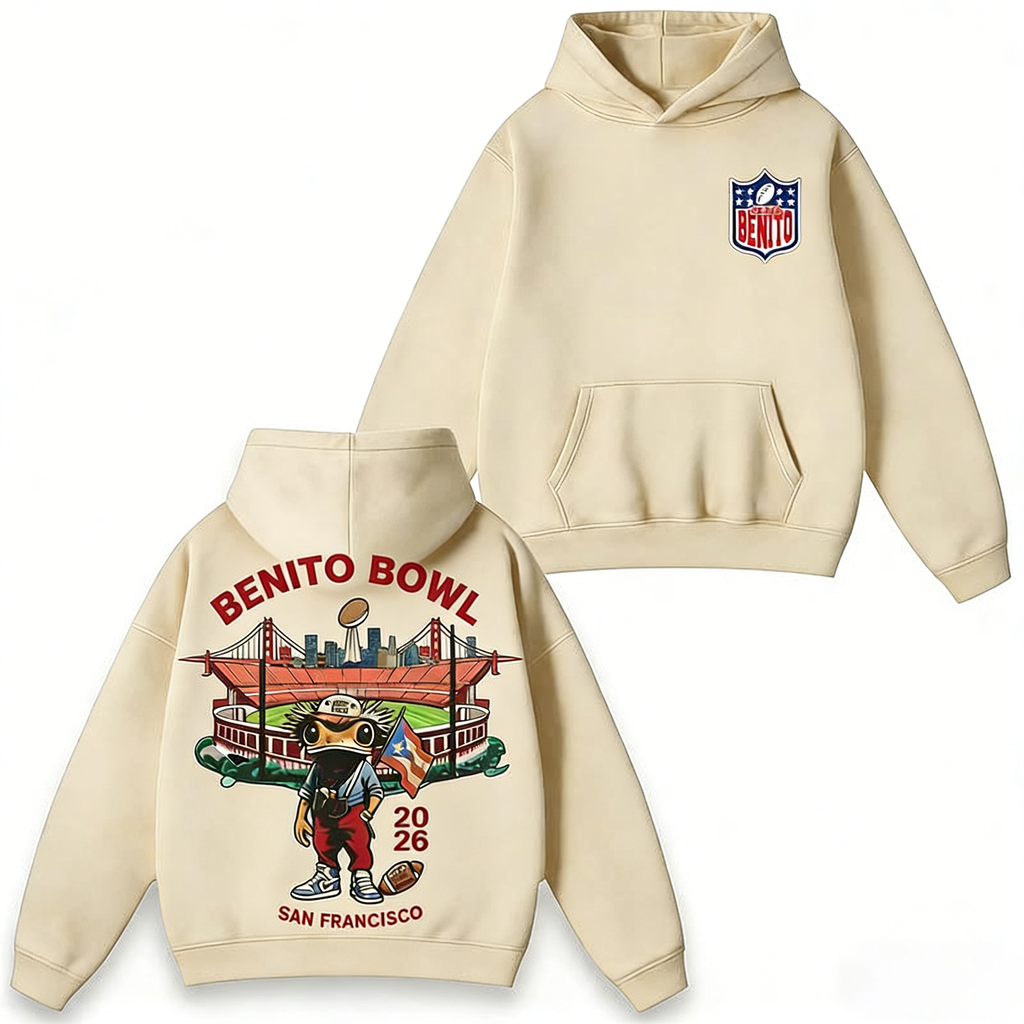 Benito Bowl 2026 Vintage Football Graphic Unisex Shirt