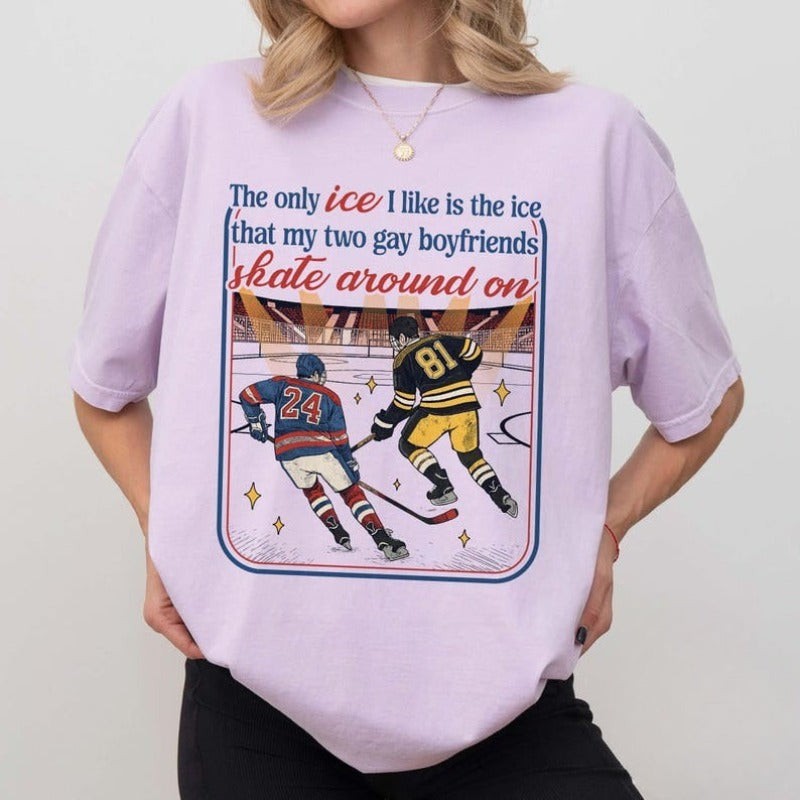 Hockey Romance Fan Gift Unisex Shirt