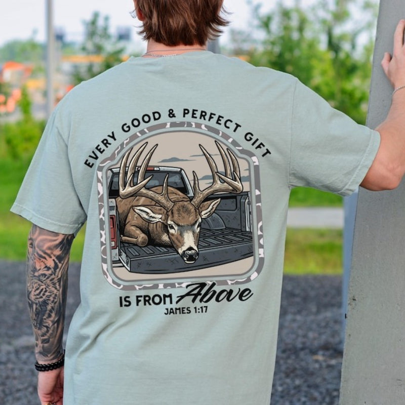 Christian Deer Hunter Bible Verse Unisex T-Shirt