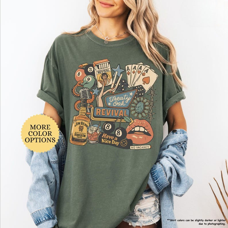 Treaty Oak Revival Country Music Unisex Shirt Western Music Tee