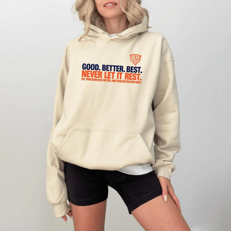 Chicago Football Good Better Best Unisex Sweatshirt