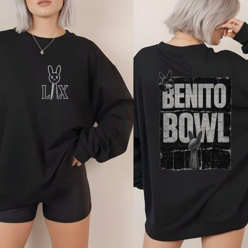 Benito Bowl Sweatshirt | Bowl LX Unisex Tee | Puerto Rico Music Gift