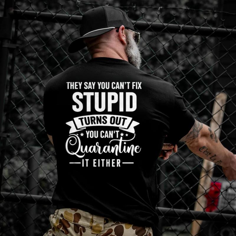 Dark Humor Statement Shirt for Men, Funny Sarcastic Quote