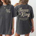 Jesus is King Christian Bible Verse Unixet Shirt, Religious Faith Shirt