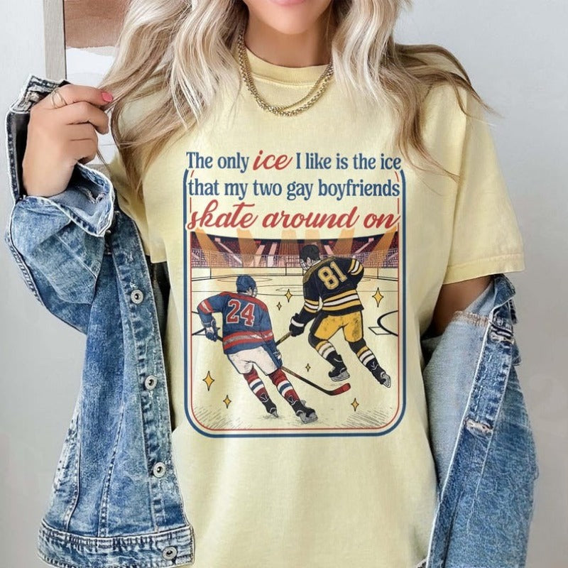Hockey Romance Fan Gift Unisex Shirt