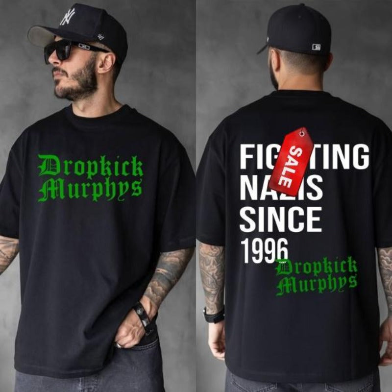 Fighting N.a/zis Since 1996 Shirt Anti Fascist Statement Tee