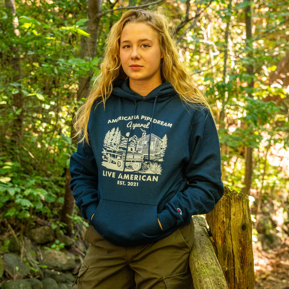 G-Champion Logo Hoodie – Classic American Sportswear Pullover Hoodie