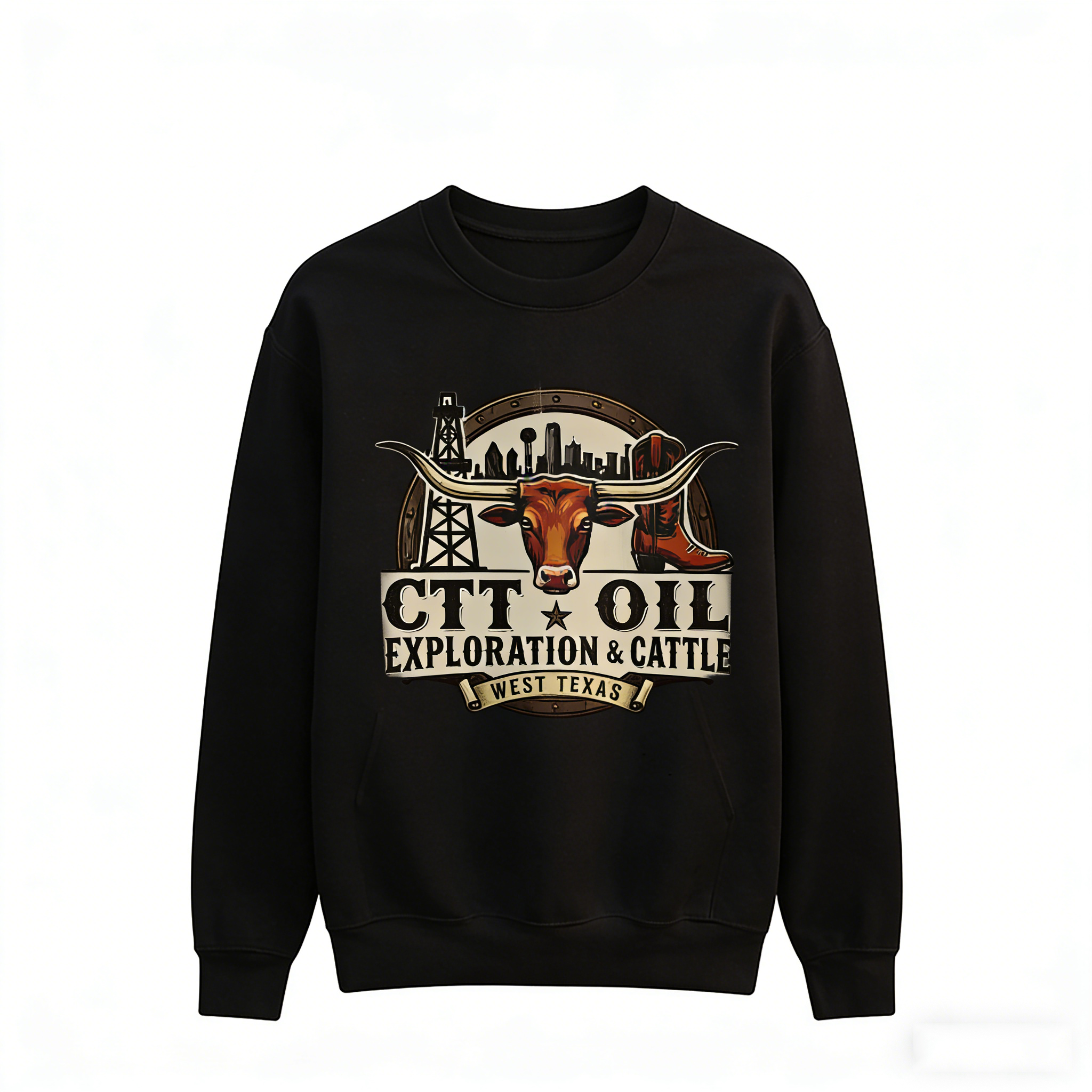 CTT Oil Exploration & Cattle Hoodie