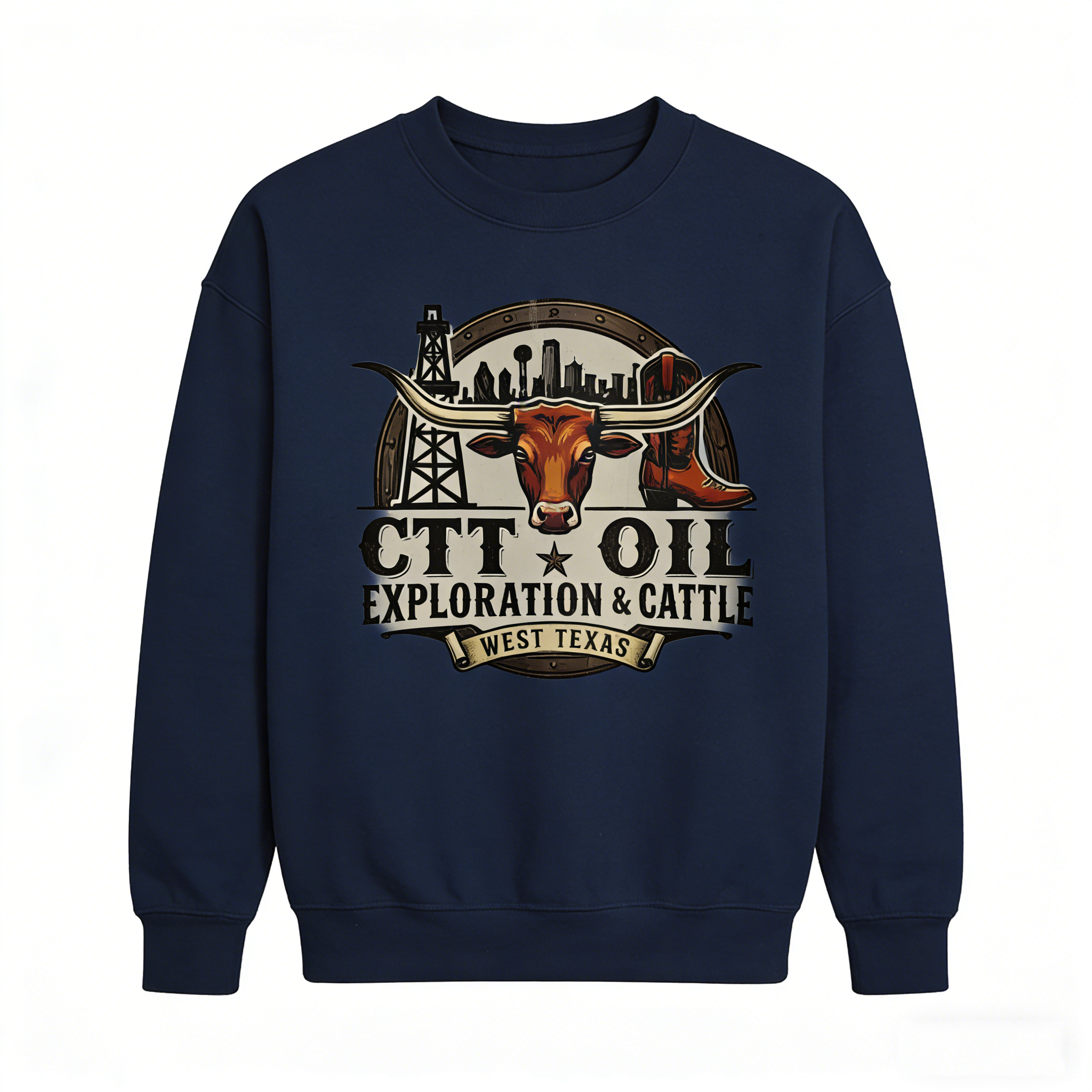 CTT Oil Exploration & Cattle Hoodie