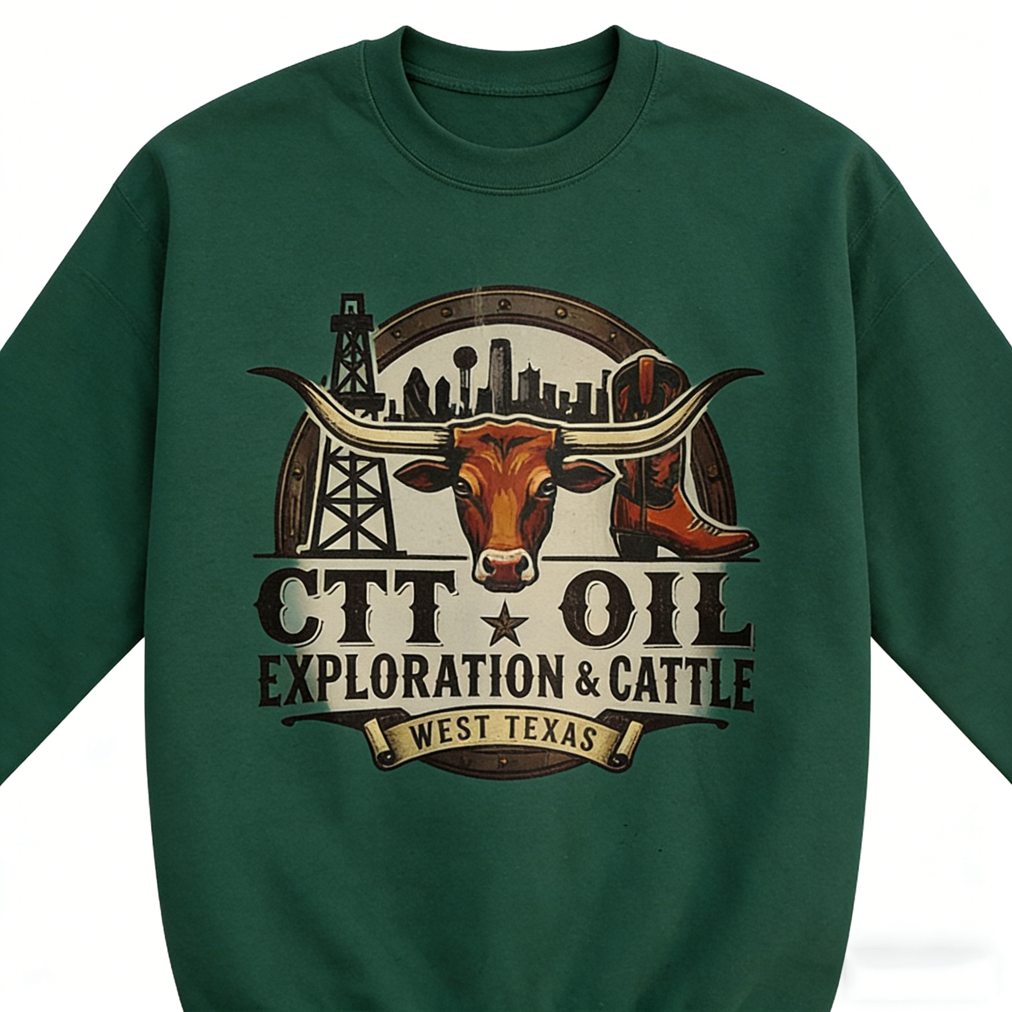 CTT Oil Exploration & Cattle Hoodie