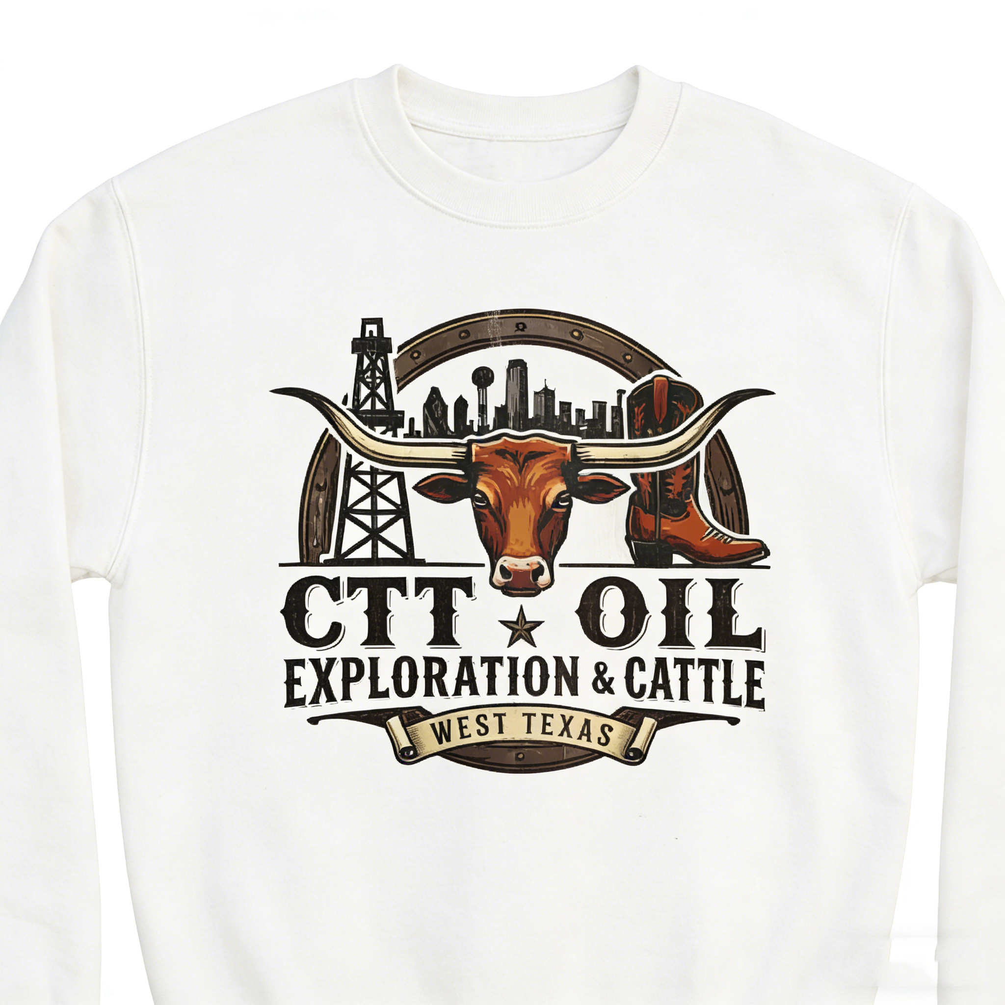 CTT Oil Exploration & Cattle Hoodie