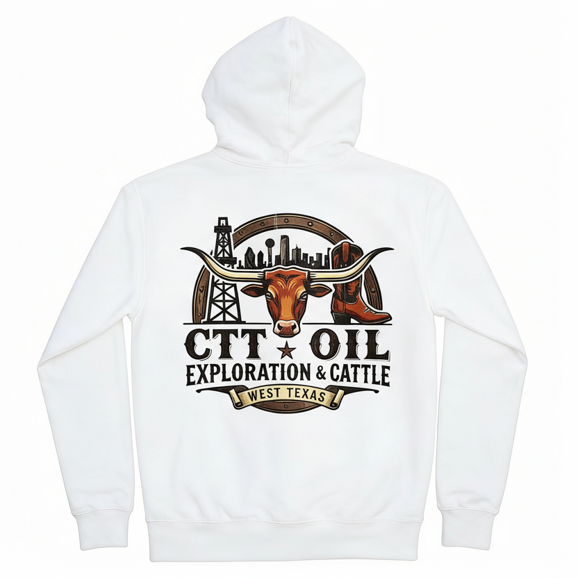 CTT Oil Exploration & Cattle Hoodie
