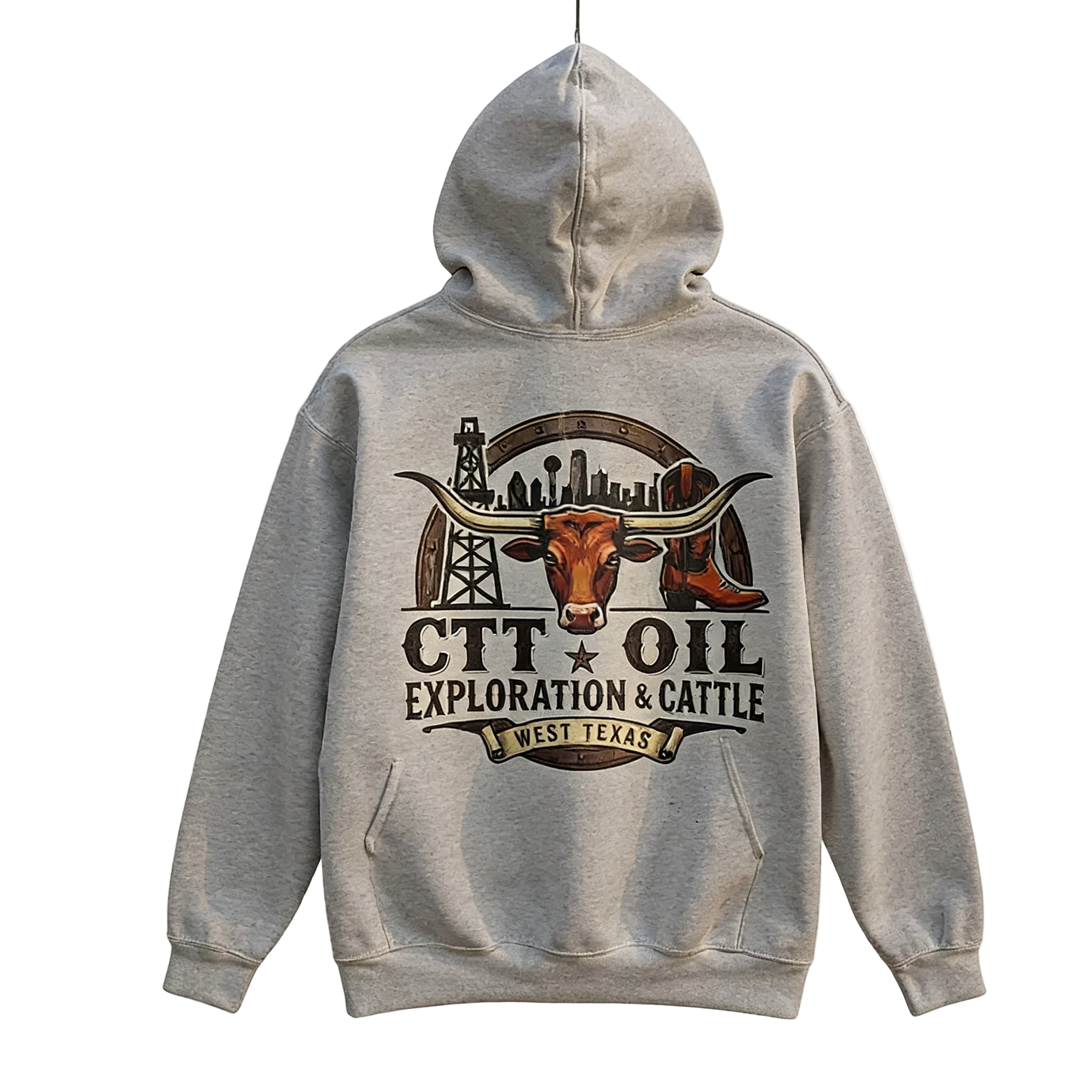 CTT Oil Exploration & Cattle Hoodie
