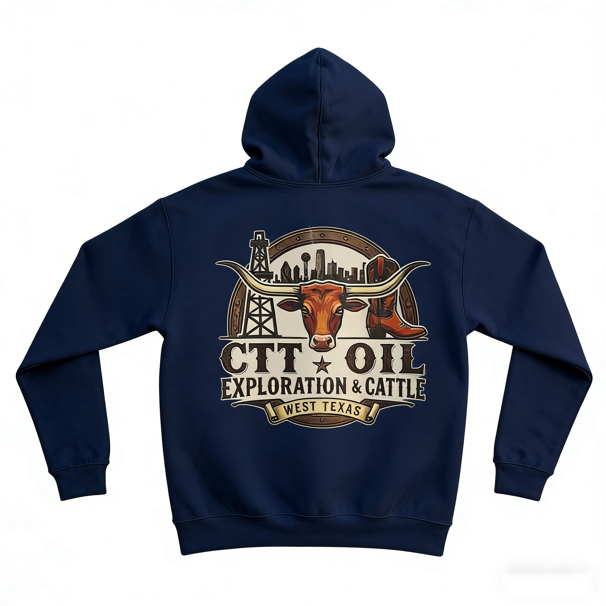 CTT Oil Exploration & Cattle Hoodie
