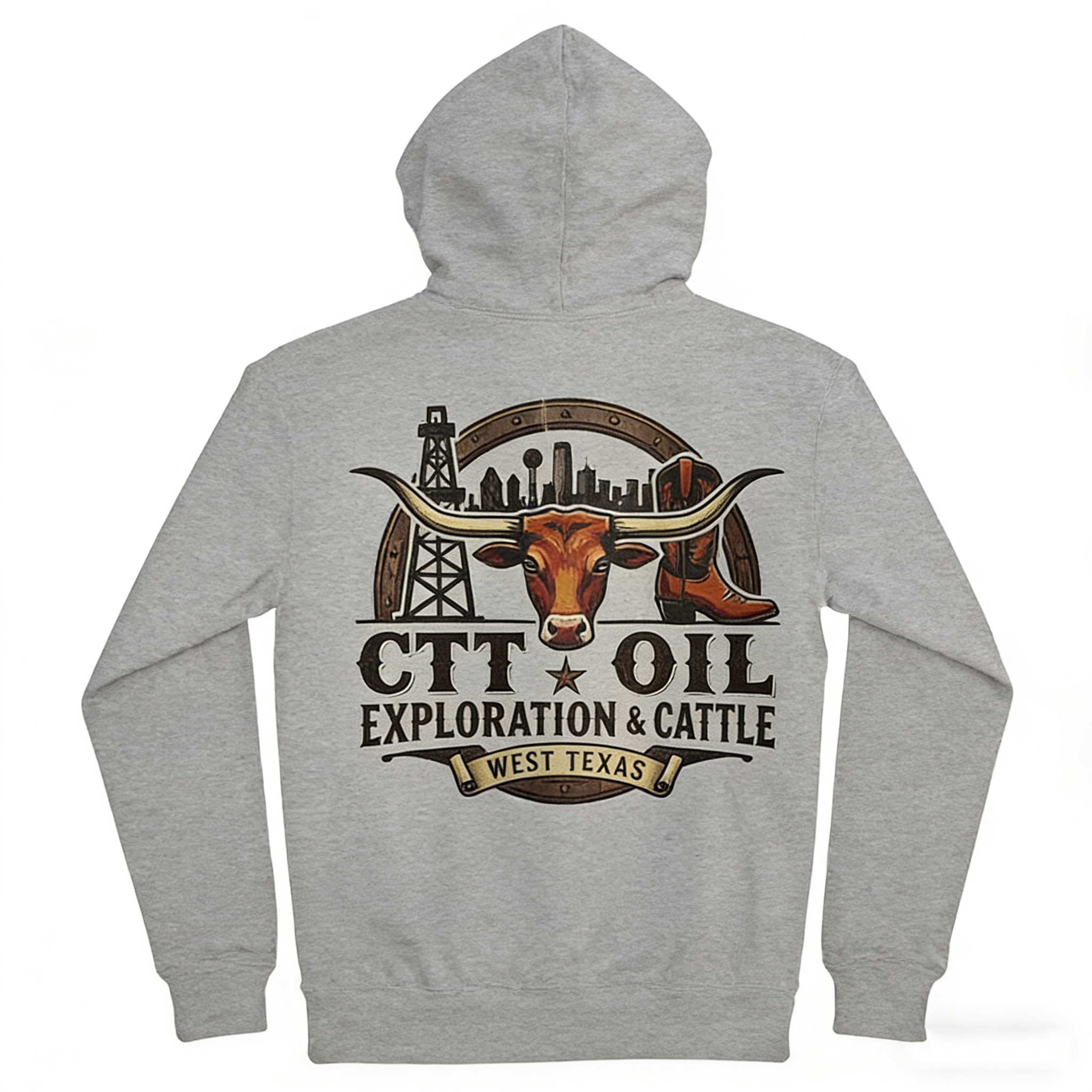 CTT Oil Exploration & Cattle Hoodie