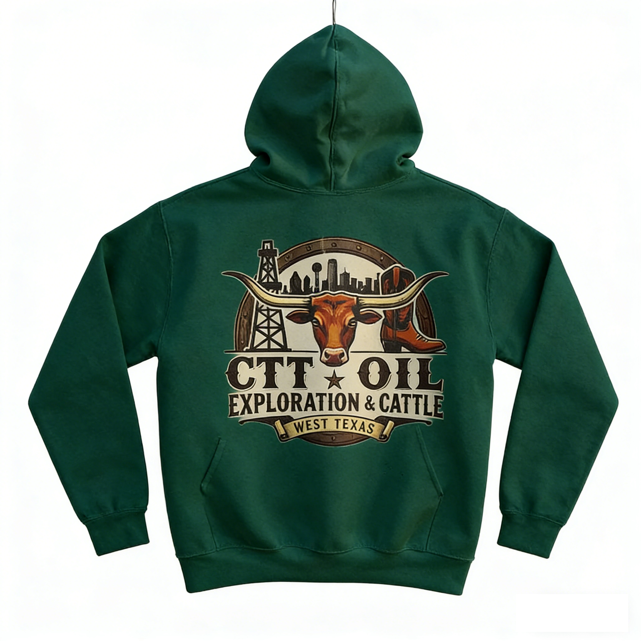 CTT Oil Exploration & Cattle Hoodie