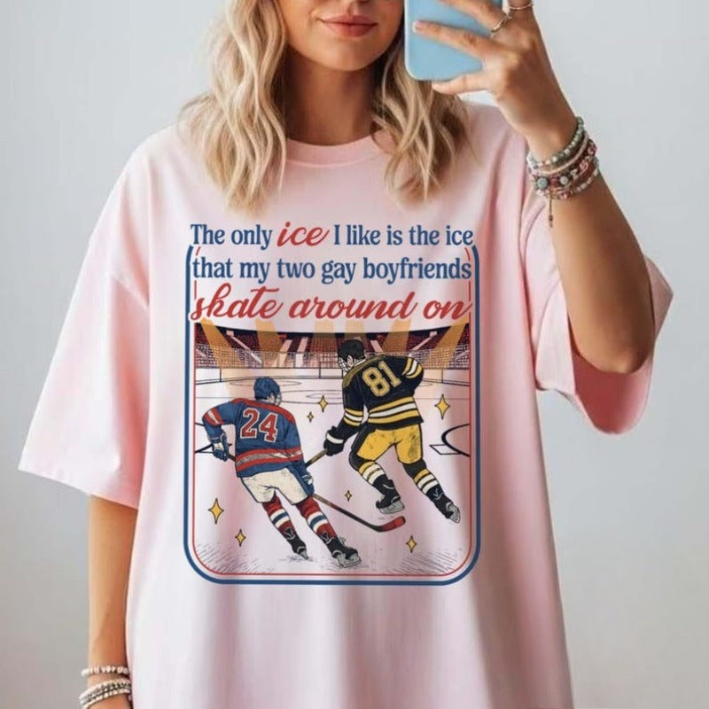 Hockey Romance Fan Gift Unisex Shirt