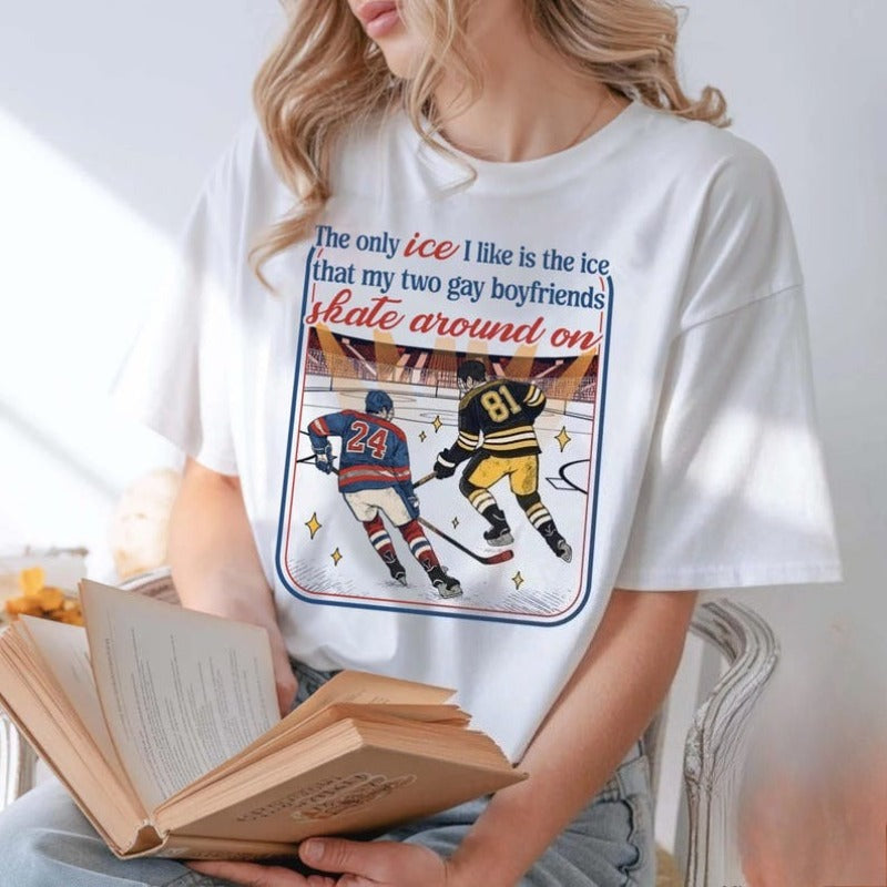 Hockey Romance Fan Gift Unisex Shirt