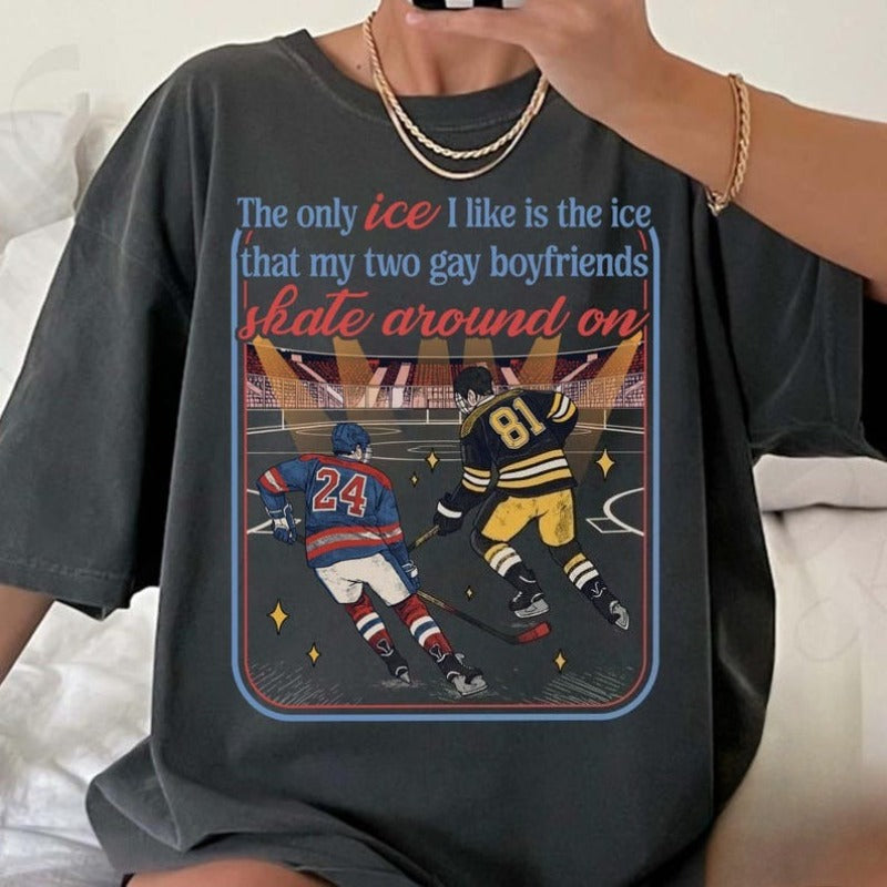 Hockey Romance Fan Gift Unisex Shirt