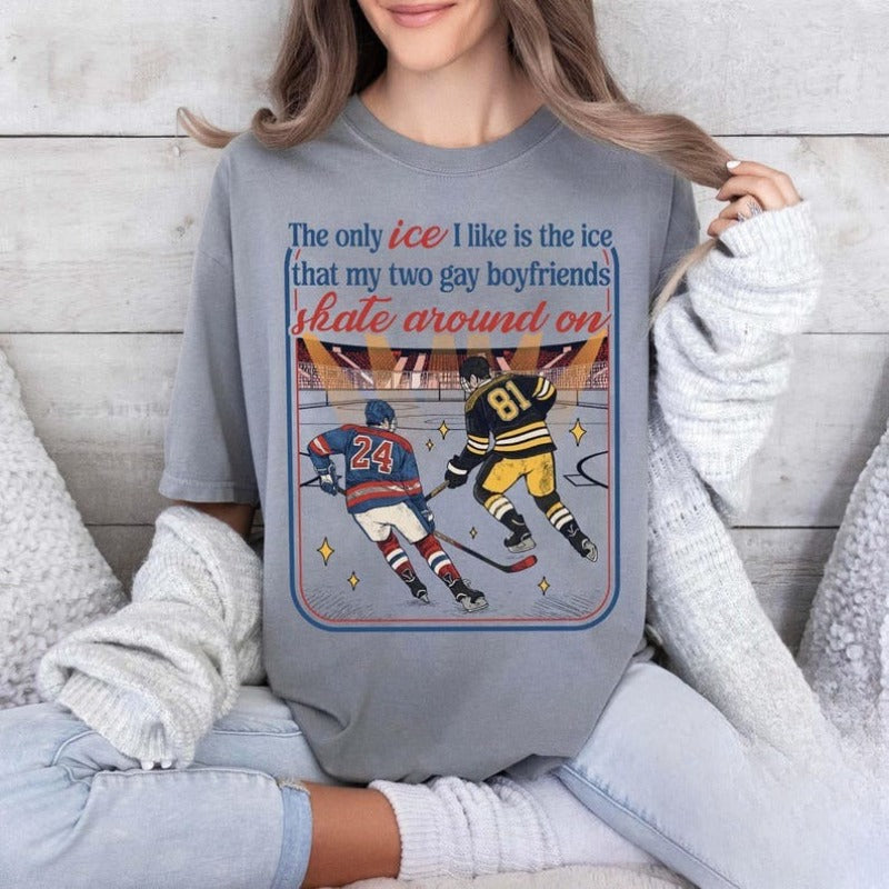Hockey Romance Fan Gift Unisex Shirt