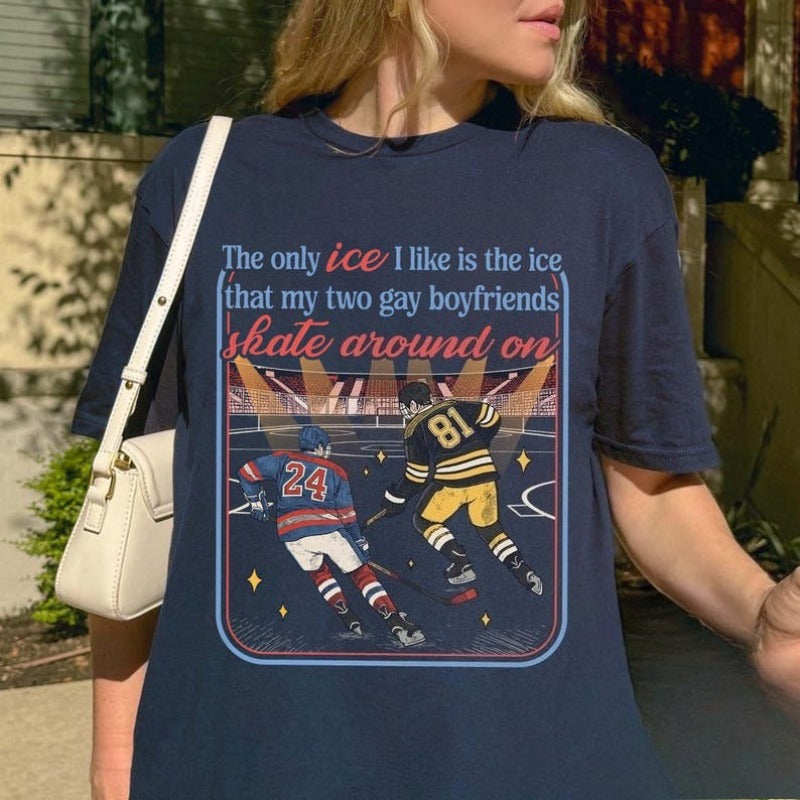 Hockey Romance Fan Gift Unisex Shirt