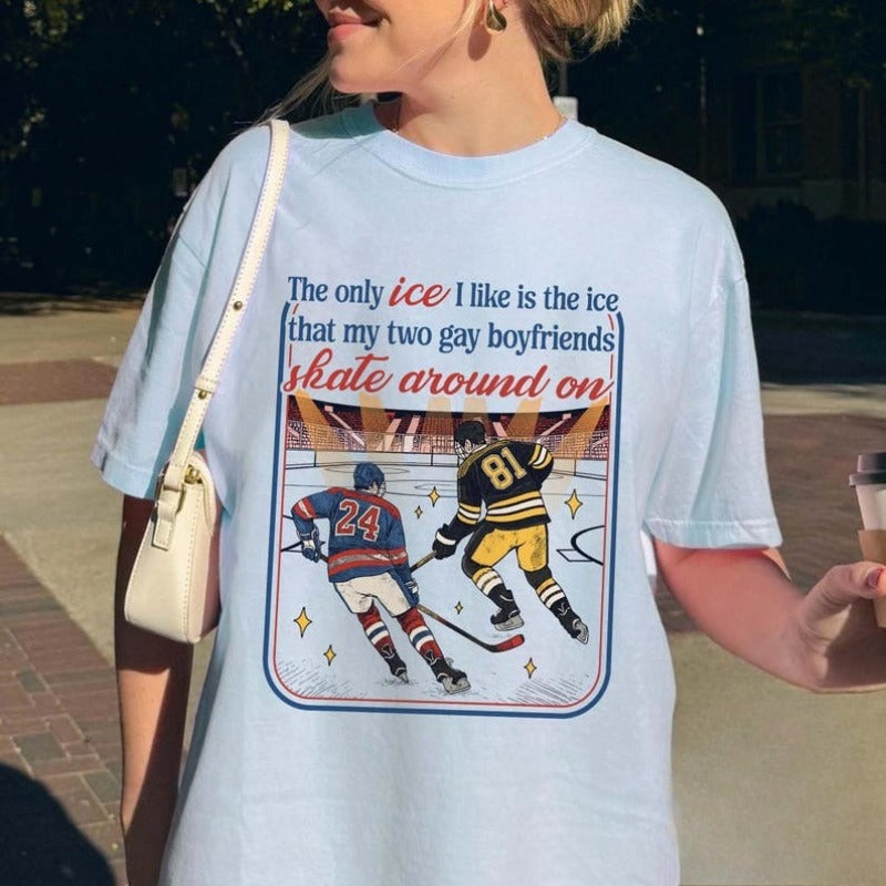 Hockey Romance Fan Gift Unisex Shirt