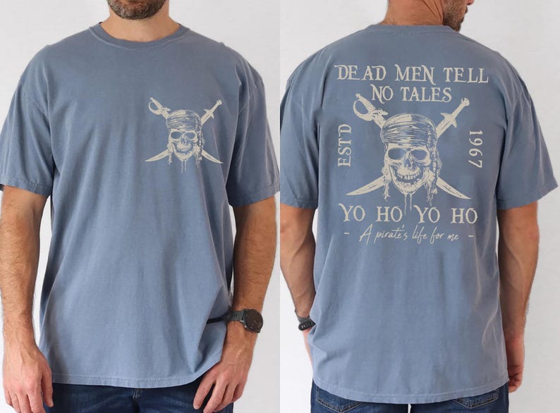 Pirates of the Caribbean "Dead Men Tell No Tales" Vintage Unisex Tee